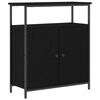 vidaXL Buffet Ch&ecirc;ne noir 70 x 30 x 80 cm Bois d'ing&eacute;nierie