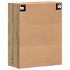 vidaXL Armoire murale chêne artisanal 69,5x34x90 cm