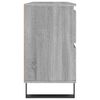 vidaXL Armoire salle de bain sonoma gris 80x33x60 cm bois d'ing&eacute;nierie