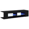 vidaXL Meuble TV Ch&ecirc;ne noir 135 x 39 x 30 cm Bois d'ing&eacute;nierie