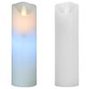 vidaXL Bougies &eacute;lectriques LED 5 pcs avec t&eacute;l&eacute;commande Color&eacute;es
