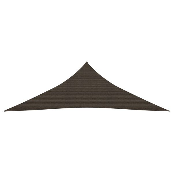 vidaXL Voile d'ombrage 160 g/m² Marron 2,5x2,5x3,5 m PEHD