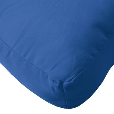 vidaXL Coussin de palette bleu royal 80x80x12 cm tissu