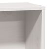 vidaXL Lit biblioth&egrave;que sans matelas blanc 75x190cm bois de pin massif