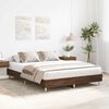 vidaXL Cadre de lit sans matelas ch&ecirc;ne marron 140x200 cm