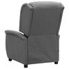 vidaXL Fauteuil de massage inclinable Gris clair Tissu