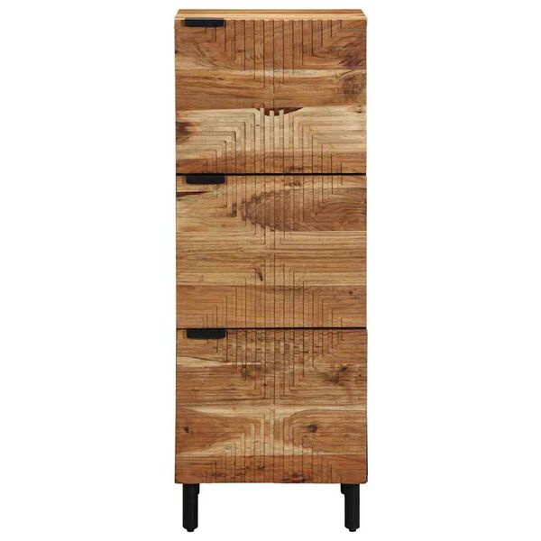 vidaXL Haut Armoire Naturel 40 x 33,5 x 110 cm Bois d'Acacia Massif