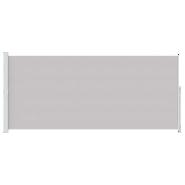 vidaXL Auvent lat&eacute;ral r&eacute;tractable de patio 220x500 cm Gris