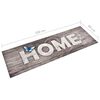 vidaXL Tapis de cuisine lavable Home 60x180 cm