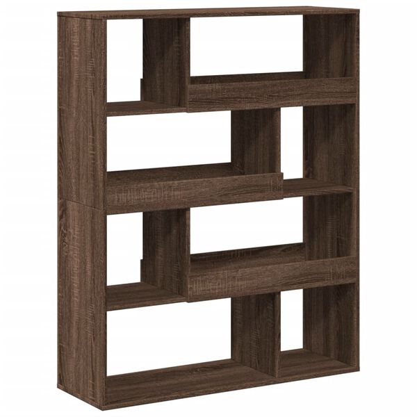 vidaXL Biblioth&egrave;que ch&ecirc;ne marron 100x33x125,5 cm bois d'ing&eacute;nierie