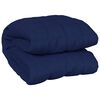 vidaXL Couverture lest&eacute;e Bleu 120x180 cm 5 kg Tissu