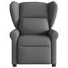 vidaXL Fauteuil inclinable Gris foncé Tissu
