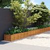 vidaXL Lit sur&eacute;lev&eacute; de jardin 960x50x36 cm acier corten