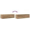 vidaXL Meuble TV ch&ecirc;ne artisanal 100 x 31 x 25.5 cm Bois d'ing&eacute;nierie