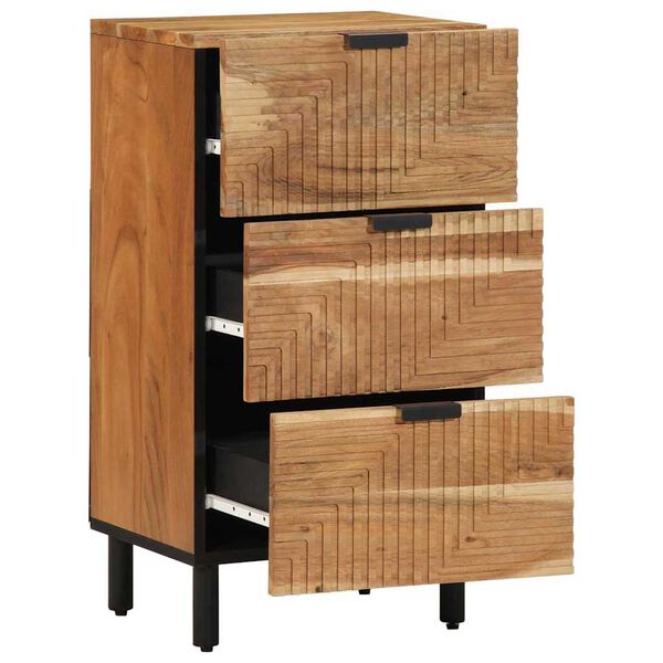 vidaXL Buffet Naturel 40 x 33,5 x 75 cm Bois d'Acacia Massif