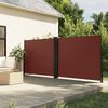 vidaXL Auvent lat&eacute;ral r&eacute;tractable marron 180x600 cm