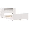 vidaXL Cadre de lit sans matelas blanc 120x200 cm bois de pin massif