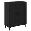vidaXL Haut Armoire Chêne noir 69,5 x 34 x 180 cm Bois d'ingénierie