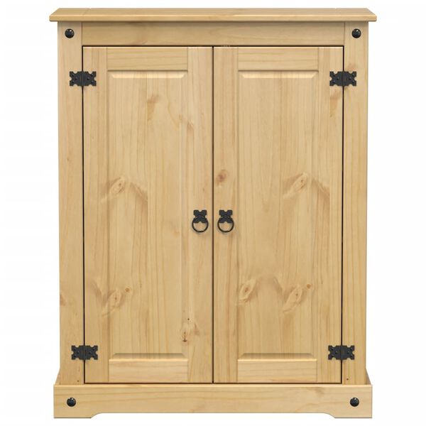 vidaXL Armoire &agrave; chaussures Corona 86x38,5x108 cm bois de pin massif