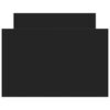 vidaXL Cadre de lit sans matelas noir 90x200 cm