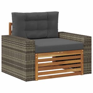 vidaXL Sofa de milieu ext&eacute;rieur Naturel