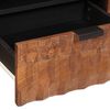 vidaXL Meuble TV avec tiroir Finition Acacia Brun 105 x 33,5 x 46 cm