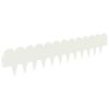vidaXL Bordure de Pelouse 20 pc 103 x 20 cm Acier Blanc