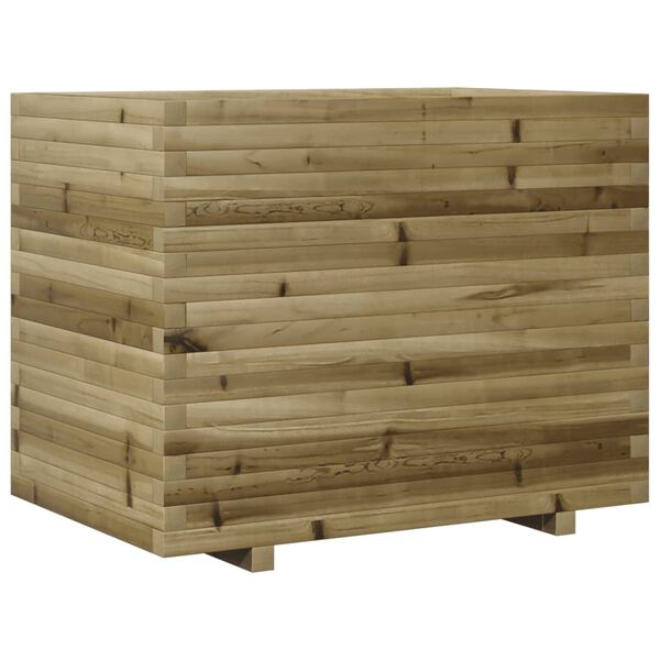 vidaXL Jardinière 90x60x72 cm bois de pin imprégné