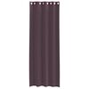 vidaXL Rideaux en voile avec &oelig;illets 2 pcs violet 140x260 cm