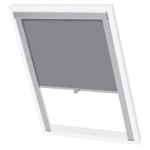 vidaXL Store occultant roulant Gris CK04