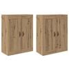 vidaXL Meuble mural 2 pc Ch&ecirc;ne artisanal 69,5 x 34 x 90 cm