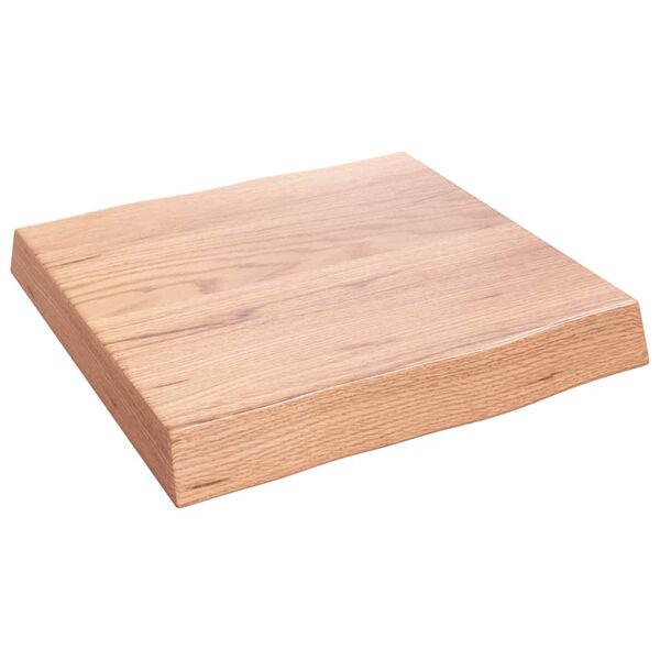 vidaXL Dessus de table bois massif trait&eacute; bordure assortie