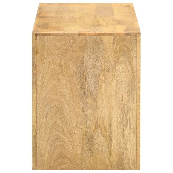 vidaXL Meuble TV 107x35x45 cm Bois de manguier solide