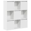 vidaXL Biblioth&egrave;que blanc 89x24x101,5 cm bois d'ing&eacute;nierie
