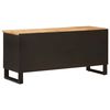 vidaXL Meuble TV Marron 100 x 33 x 46 cm Bois de mangue massif