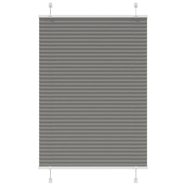 vidaXL Store pliss&eacute; anthracite 90x150 cm largeur du tissu 89,4 cm
