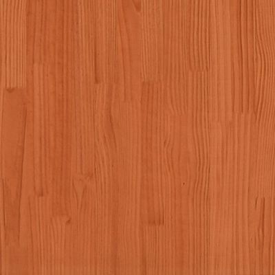 vidaXL Porte de grange marron cire 100x208 cm bois massif de pin