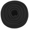 vidaXL Corde de bateau Noir complet 12 mm 250 m Polypropyl&egrave;ne