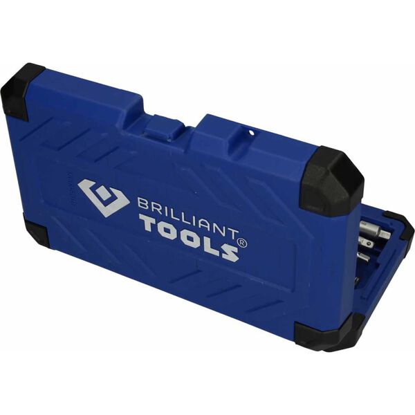 BRILLIANT TOOLS Jeu de douilles de 1/4" 45 pcs Acier