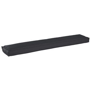 vidaXL Coussin de palette Noir 200 x 40 x 8 cm Tissu Oxford