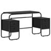 vidaXL Bureau avec rangement Ch&ecirc;ne noir 145 x 50 x 75 cm
