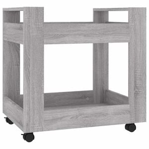vidaXL Chariot de bureau Sonoma gris 60x45x60 cm Bois d'ing&eacute;nierie