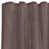 vidaXL Rideaux en voile avec passants 2 pcs marron