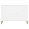 vidaXL Buffet blanc 101x35x70 cm bois d'ing&eacute;nierie