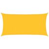 vidaXL Voile d'ombrage 160 g/m² Jaune 3x6 m PEHD