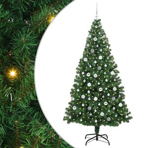 vidaXL Sapin de No&euml;l artificiel Vert 210 cm PVC, Acier et Plastique