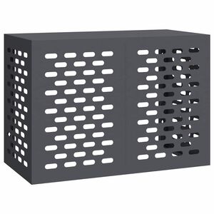 vidaXL Housse de climatiseur Anthracite 100 x 50 x 70 cm Acier