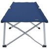 vidaXL Lit de camping pliant 2 pcs Bleu 194 x 62,5 x 42,5 cm