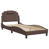 vidaXL Cadre de lit Viana sans matelas marron 90x200 cm similicuir