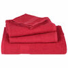 vidaXL Serviettes de douche FROGN 4 pcs rouge 70x140 cm 360 g/m&sup2;